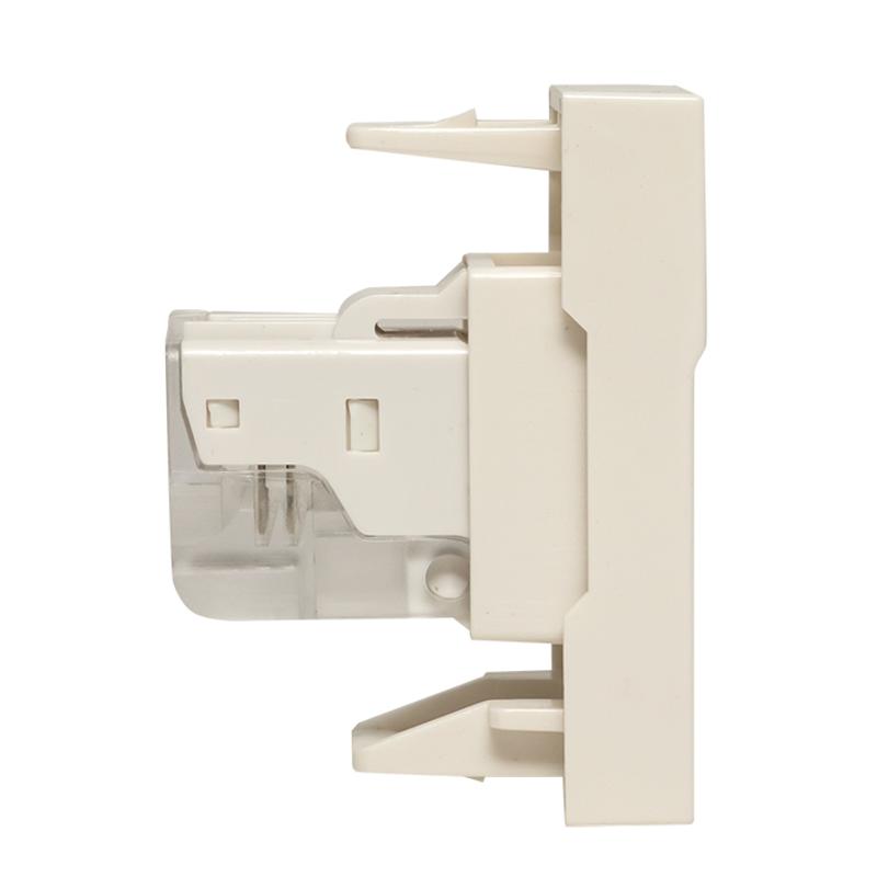 Розетка RJ45., категории 5e (ширина 1 модуль) | E1MK015E-135-10 | EKF — миниатюра 4