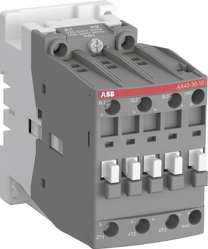 Контактор AX32-30-10-80 32А AC3, с катушкой управления 220-230В АС|1SBL281074R8010| ABB — ABB