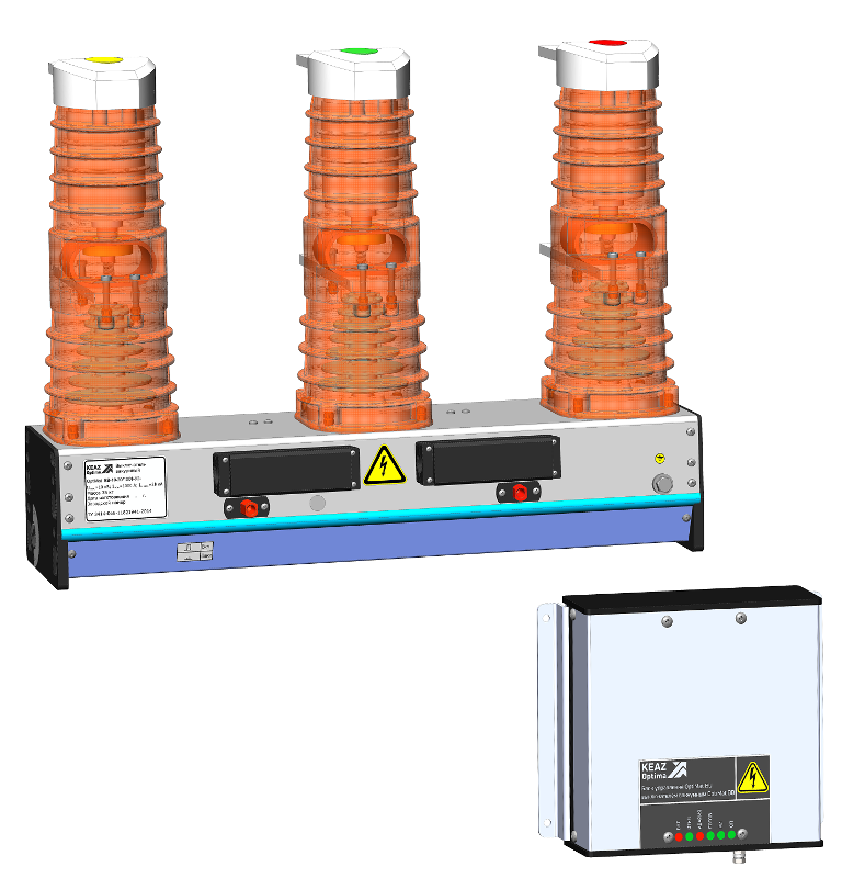 Выключатель вакуумный OptiMat BB-10-20/1000-У2-130 с OptiMat BU-41-У2| 282367 | КЭАЗ — КЭАЗ (Курский электроаппаратный завод)