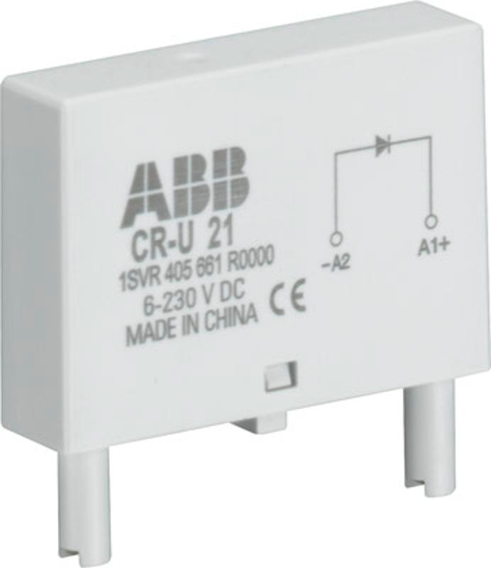 Диод и светодиод красный CR-U-41 6-24B DC для реле CR-U | 1SVR405662R0000 | ABB — ABB