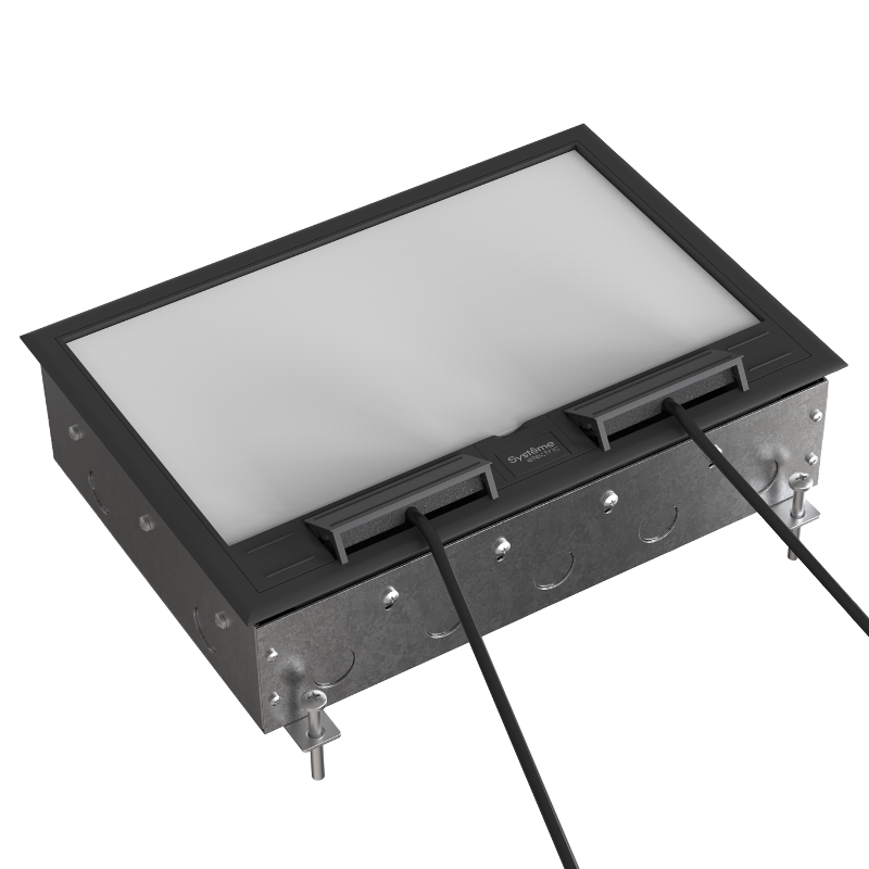 MultiDesk Люк на 16 модулей IP40 для бетонных полов с монтажной коробкой, тип MDK10 | MDK10216 | SE — миниатюра 8