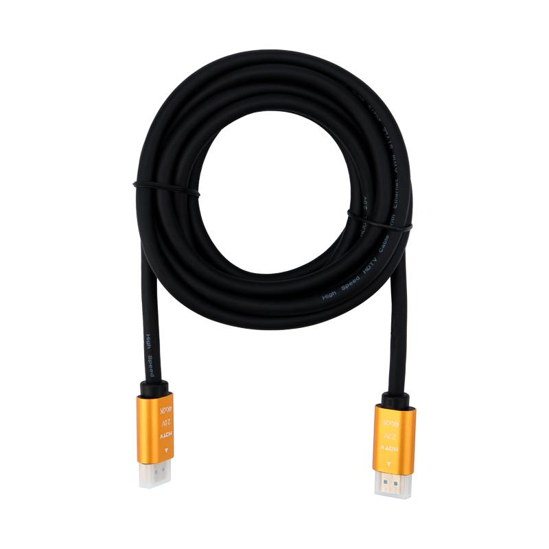 Кабель REXANT HDMI - HDMI 2.0 длина 3 метра (GOLD) |17-6105 | REXANT — миниатюра 1