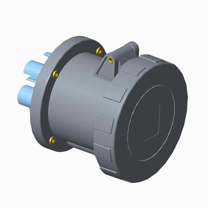 Розетка панельная с прямым унифицированным фланцем 2125RU1W, 125A, 2P+E, IP67, 1ч | 2CMA167134R1000 | ABB — ABB