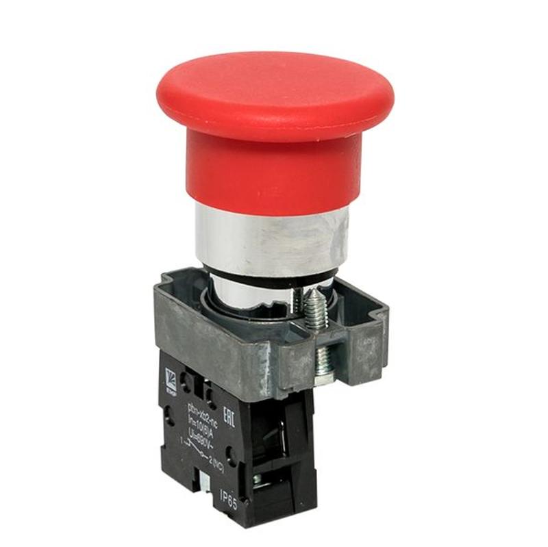 Кнопка BC42 грибок красная NC IP65 PROxima | xb2-bc42-65 | EKF — EKF
