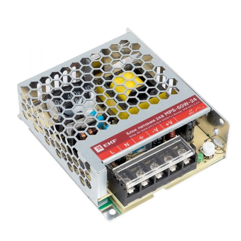 Блок питания 24В MPS-50W-24 EKF Proxima |  mps-50w-24 |  EKF — EKF