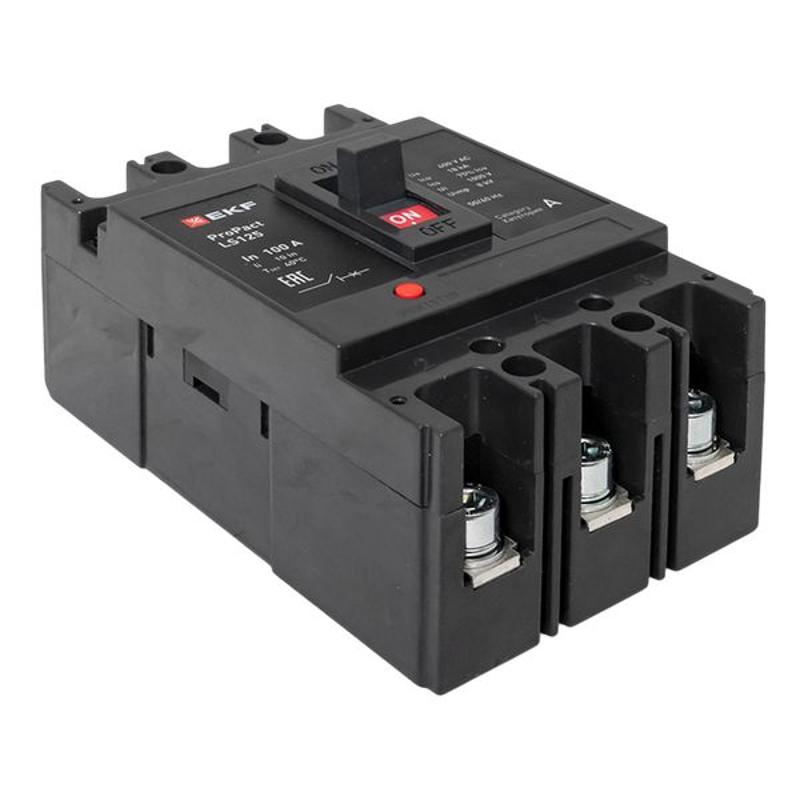 Выключатель автоматический LS125 18кА 3P 100А ProPact EKF | mccb-125-18-3-100-ls | EKF — миниатюра 14
