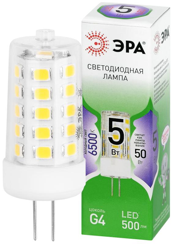 Лампа светодиодная  GREEN LINE LED G4-JC-5W-865-12V GL G4 5Вт капсула холодный свет | Б0067146 | ЭРА — ЭРА (Энергия света)