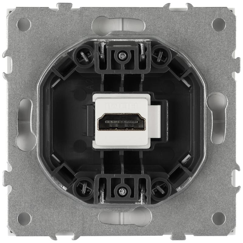 Розетка Galaxy 15-3114-01 HDMI IP20 белый | Б0070794 | ЭРА — миниатюра 2