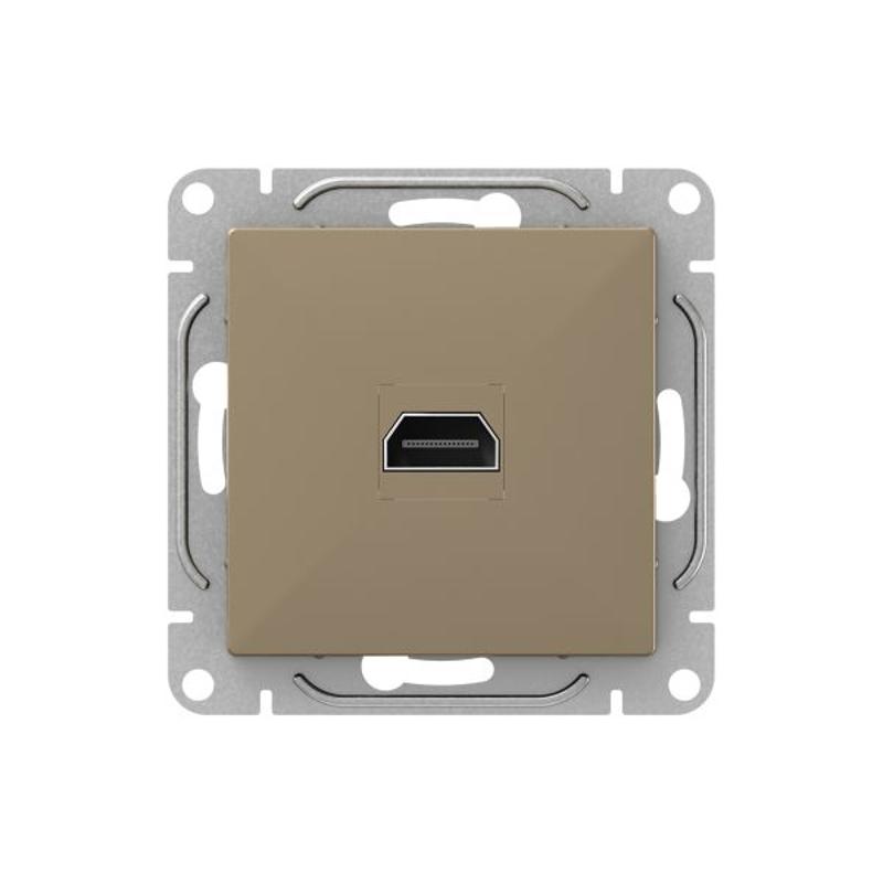 Механизм розетки HDMI, шампань Эпика  |UP1-SOC-HDMI| EKF — EKF