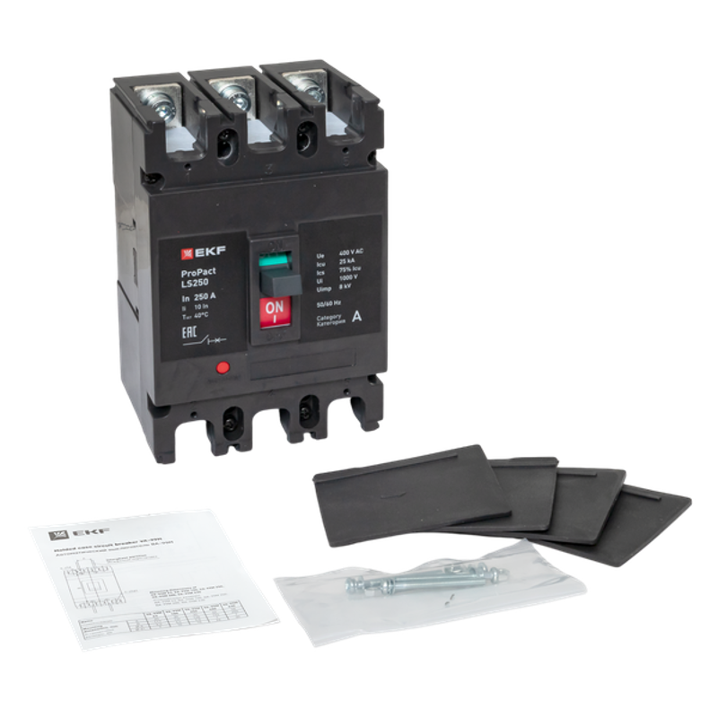 Выключатель автоматический LS250 25кА 3P 250А ProPact | mccb-250-25-3-250-ls | EKF — миниатюра 29