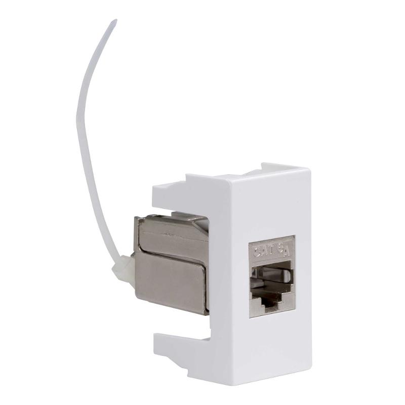 Viva белый розетка компьютерная RJ45 категория 6A UTP 1мод | 45078 | DKC — миниатюра 2