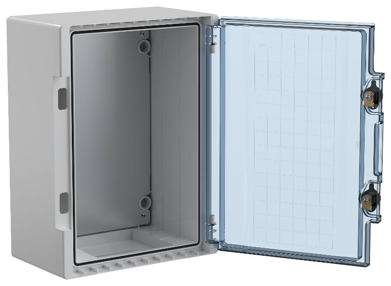 Корпус пластиковый ЩМПп 400х300х170 IP66 прозрачная дверь TETRA | TR5-11-N-040-30-17-65 | IEK — миниатюра 2