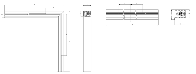Светильник светодиодный PROFILE 60L P DR LED (1500) WH 3500K MED IP65/IP20 (low lumen) | 1248006290 | Световые Технологии — миниатюра 2