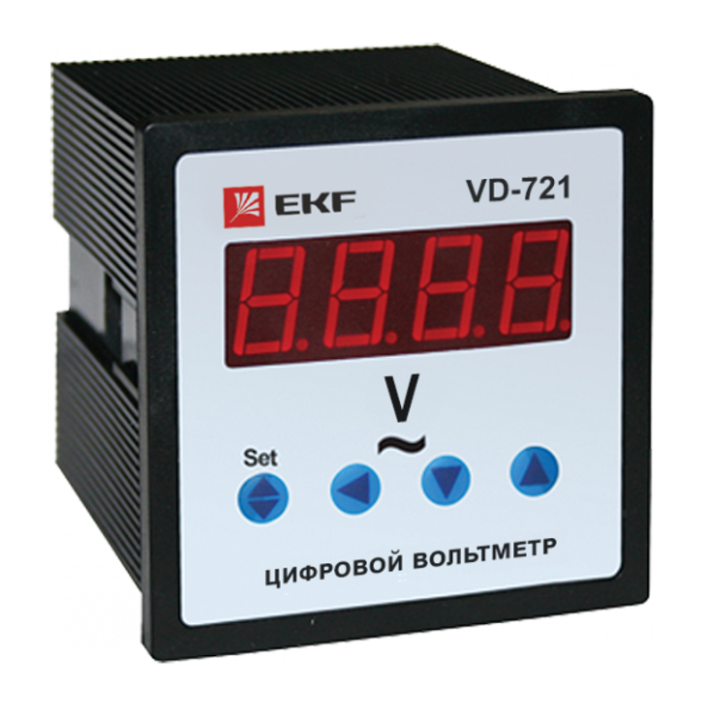 Вольтметр VM-D721 цифровой на панель 72х72 однофазный EKF PROxima | vd-721| EKF — EKF