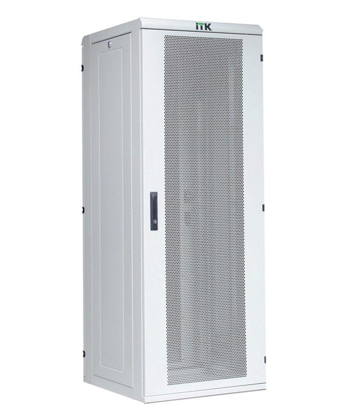 Шкаф сетевой 19" 33U 600х800, стек.пер.дверь сер.(место1из3) | LN35-33U68-G-1 | ITK — ITK