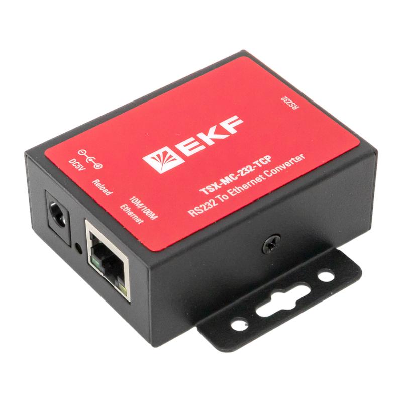 1-портовый преобразователь RS-232 в Ethernet, , MC-232-TCP TSX |TSX-MC-232-TCP|EKF — миниатюра 8