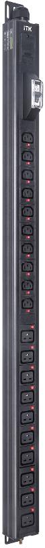 BASE PDU PV1102 25U 1ф 32А 10C13 10C19 без каб. | BS-PV60-10C13-10C19-12 | ITK — ITK