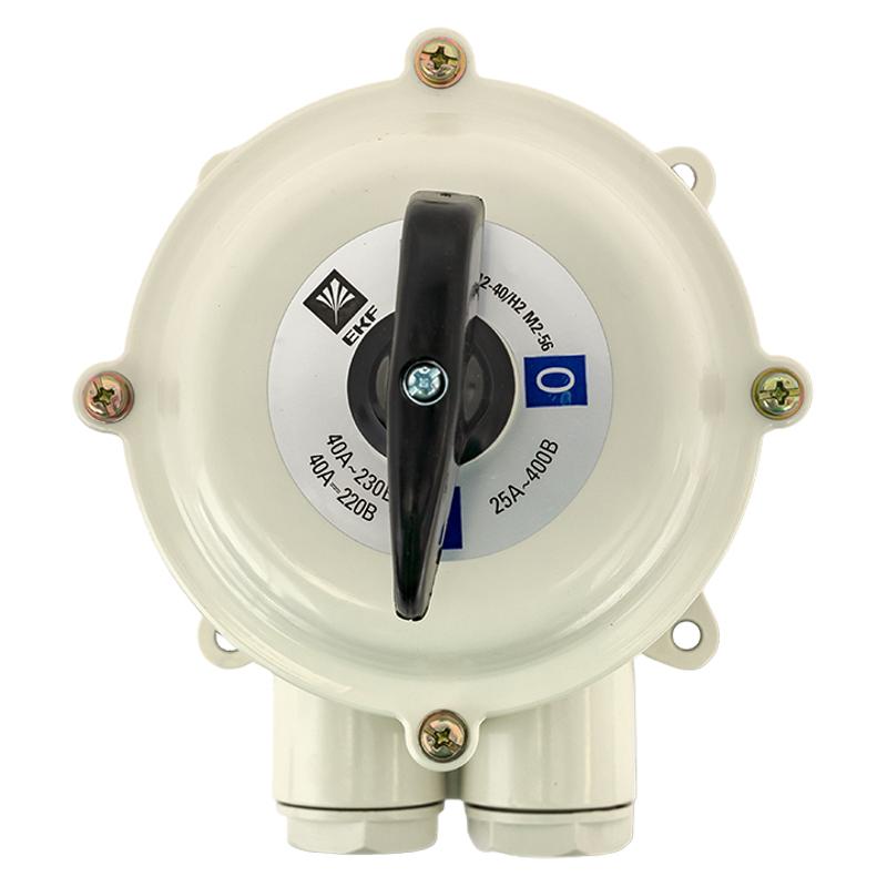 Пакетный  переключатель ПП 2-40/Н2 М2 пл. IP56 EKF PROxima | pp-2-40-4 | EKF — миниатюра 3