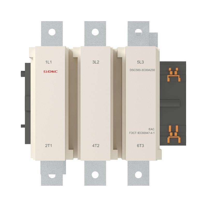 Магнитный контактор DSC800-3C00A230 800А 400кВт (AC3)  кат 220В AC | DSC800-3C00A230 | DKC — миниатюра 4