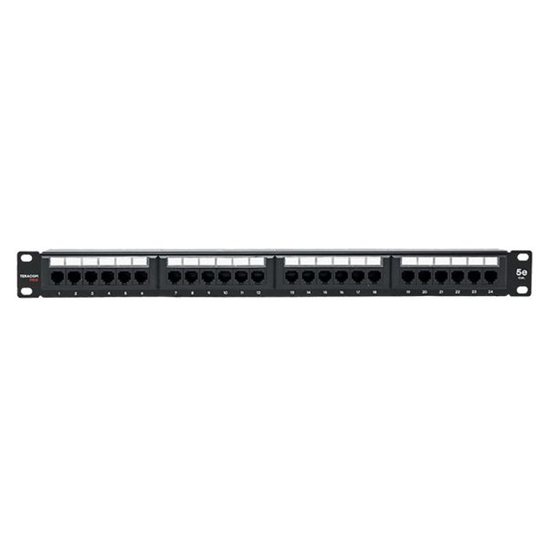 Патч-панель TERACOM PRO 19' Cat.5E 1U неэкранир. UTP 24 порта RJ-45 Dual IDC с органайзером | TRP-PPNL-5EUTP-C1U24 | EKF — миниатюра 9