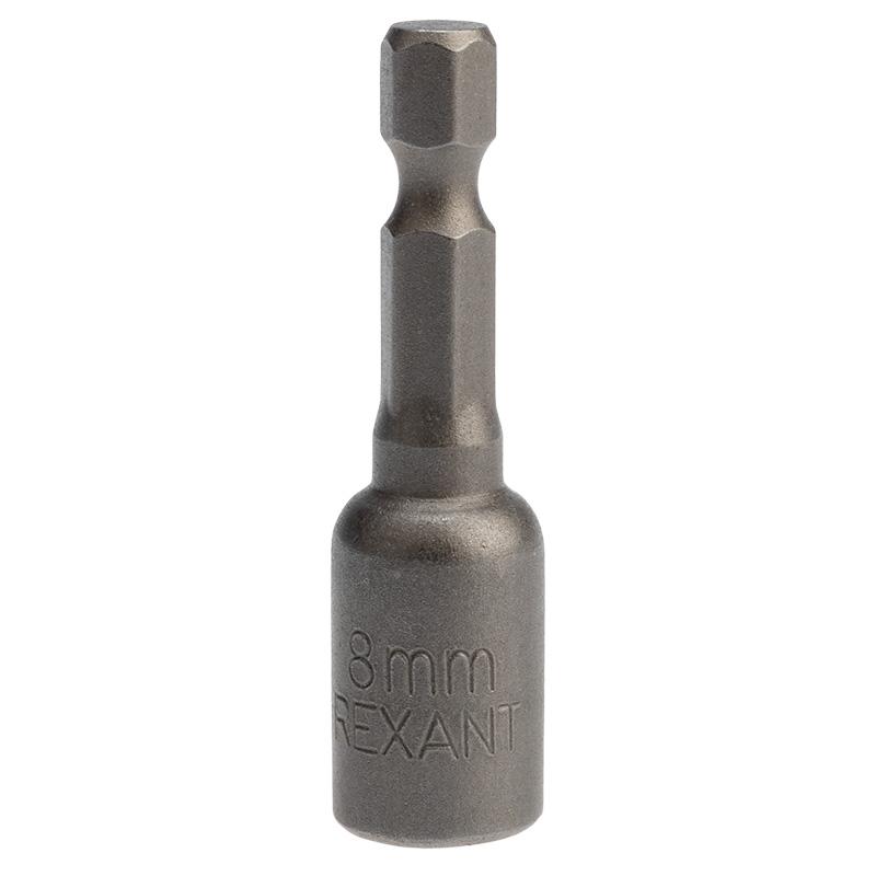 Ключ-насадка 8х48 мм, 1/4" магнитная (упак. 20 шт.) | 92-0401 | REXANT — REXANT