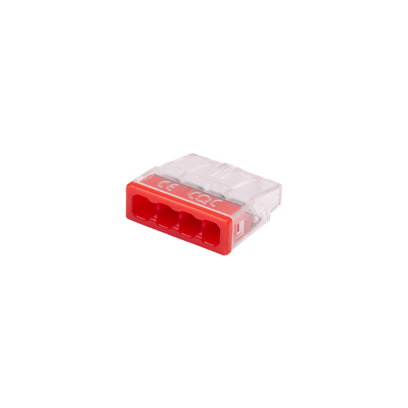 Клемма монтажная  нажимного соединения без пасты PTC-4P 2273-204 450V 32A 0,14-4.0mm2 / 50 шт./  |5051034| Jazzway — Jazzway