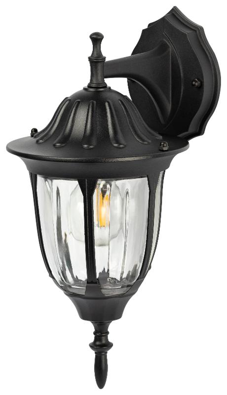 Светильник уличный настенный  «Галатея» GBW-105-1-BL-0380 230В Е27 IP54 чёрный вниз | Б0071483 | ЭРА — ЭРА (Энергия света)