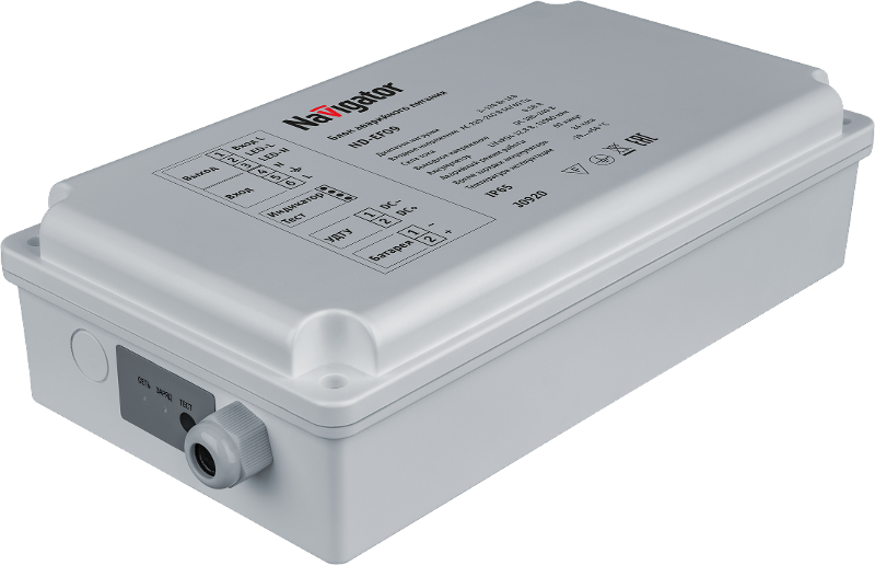 Блок аварийного питания для светильников ND-EF09 (IP65 1 час) | 14534 |  Navigator — Navigator