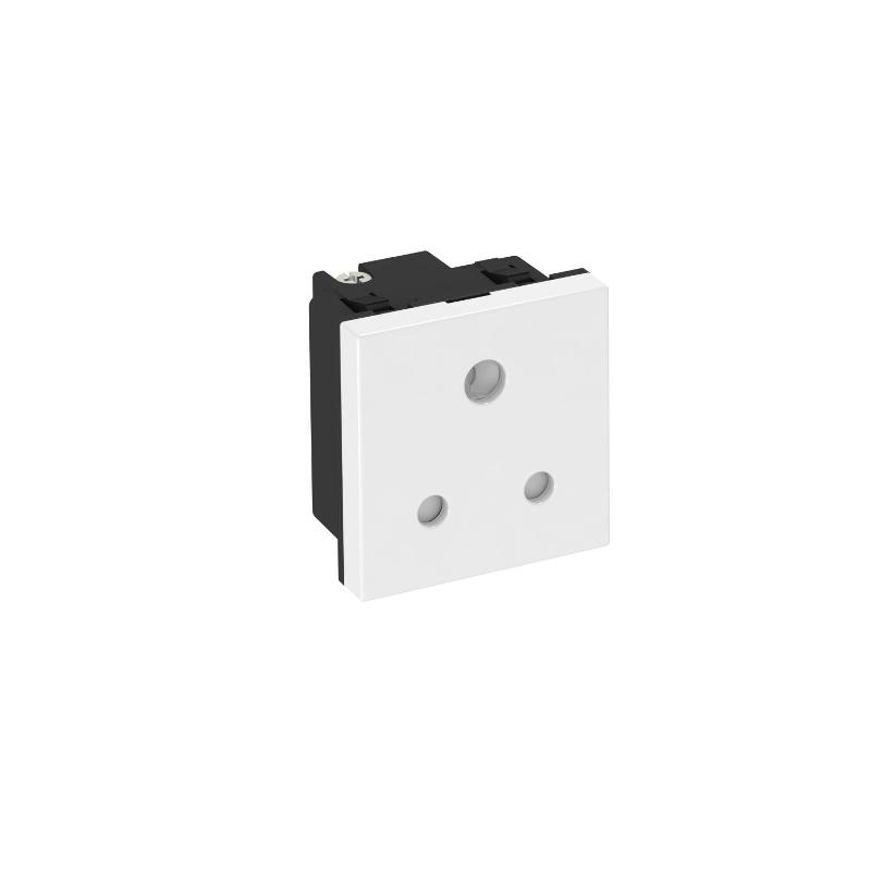 Розетка одинарная 0° ЮАР/Индия, 16А, 250 В (белый) (STD-IN0 RW1) | 6120726 | OBO Bettermann — OBO Bettermann