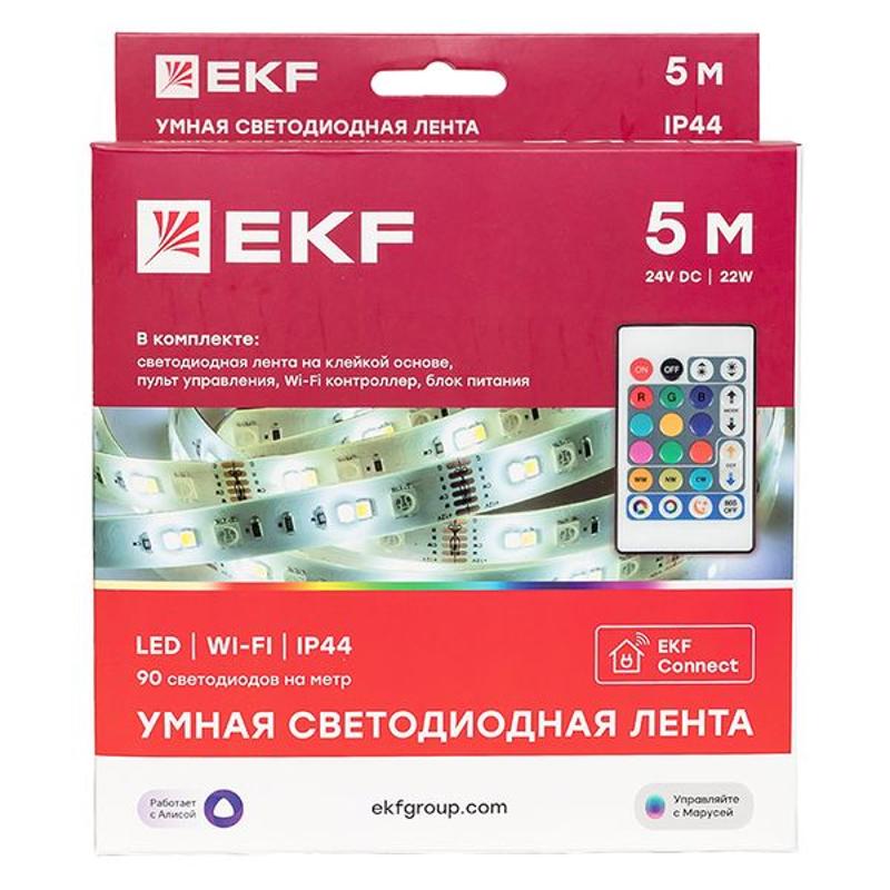 Умная светодиодная лента EKF Connect RGBW 5m | slswf-5-rgbw | EKF — миниатюра 25