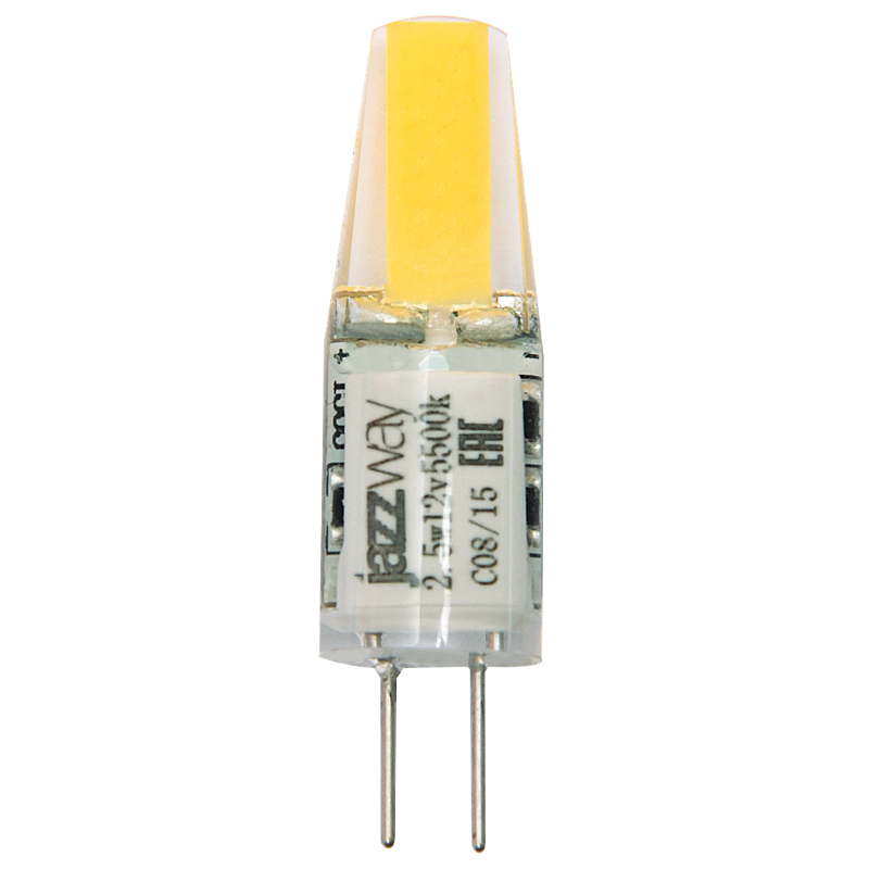 Лампа светодиодная LED 2,5Вт G4 12В 5500К PLED-G4 COB (LED driver!) капсульная | 2855770 | Jazzway — Jazzway