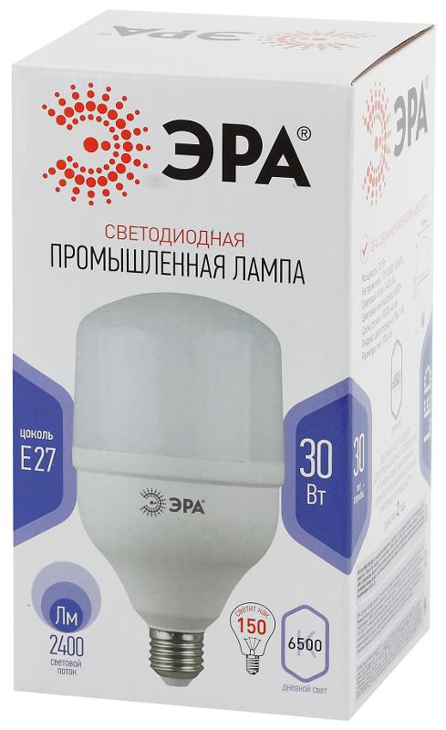Лампа светодиодная LED 30Вт Е27 6500К smd POWER 30W-6500-E27 | Б0027004 | ЭРА — миниатюра 3