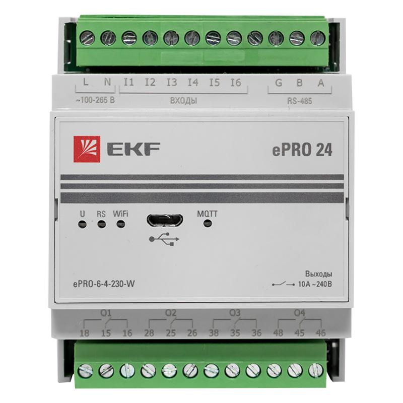 Модуль базовый ePRO удаленного управления 6вх\4вых 230В WiFi PROxima | ePRO-6-4-230-W | EKF — миниатюра 9