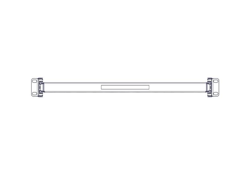 Выдвижная полка Systeme Electric, серия Uniprom, 1U, 650мм, до 45кг | UT8123 | SE — миниатюра 8