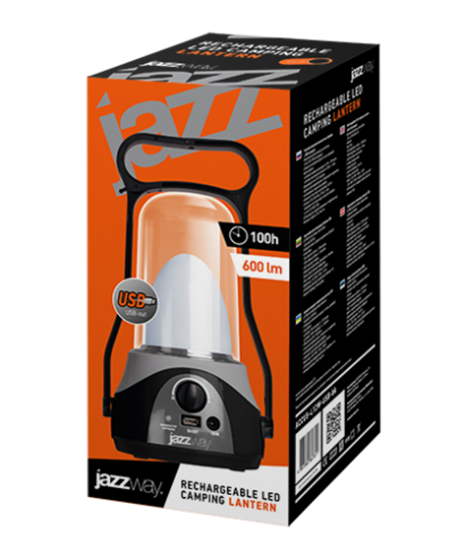Фонарь прожекторный  Accu5-L12W-USB-og | 2857798 | JAZZway — миниатюра 3