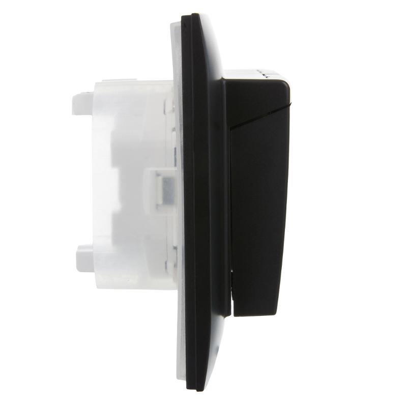 SKANDY Розетка 2-местная с кр. 16А в сб IP44 SK-R12Bl черный | SK-R26-16-44-K02-F | IEK — миниатюра 4