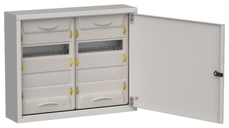 TITAN 5 Корпус металлический ЩРн-48 (2х24) 460х570х140 IP31 сер | TI5-50-N-2X024-31-7035 | IEK — IEK (ИЭК)