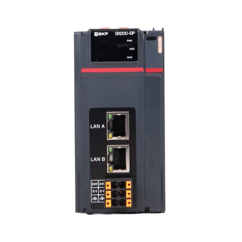 Модуль сетевой удалённого расширения ввода и вывода EtherNET IP GR200-EIP D-CARD |GR200-EIP-DCD | EKF — миниатюра 2