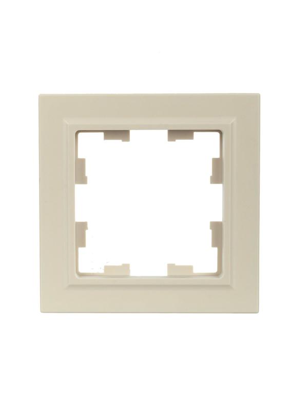 BRITE Рамка 1-ая РУ-1-БрКр бежевый | BR-M12-K10 | IEK — миниатюра 2
