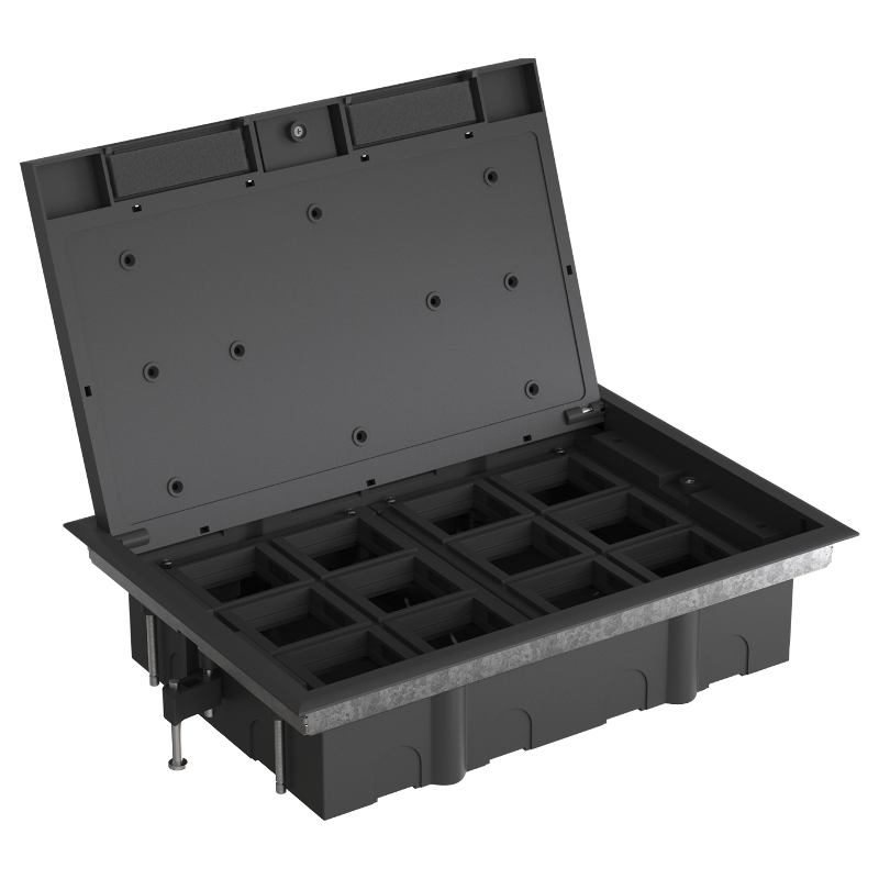 MultiDesk Люк на 24 модулей IP40 для фальшпола с монтажной коробкой, тип MDK10 | MDK10124 | SE — миниатюра 9
