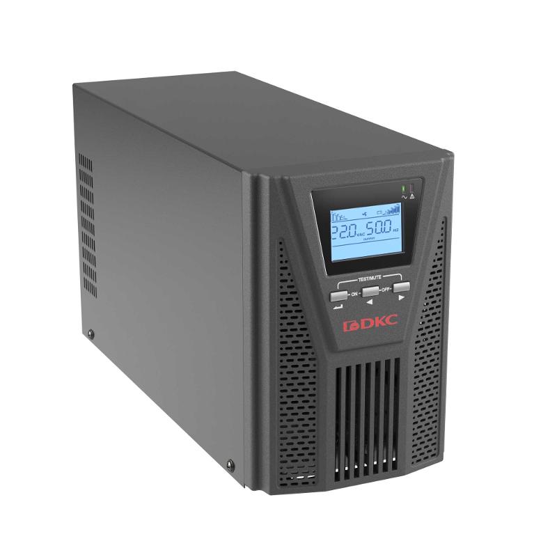Онлайн ИБП, Small Tower, 1000VA/900W, 2xSchuko, USB, 3x7Ач | SMALLT1A10S | DKC — миниатюра 2