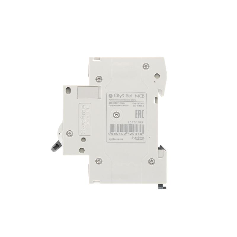 Выключатель автоматический однополюсный 10A C 6kA City9 | C9F36110 |Systeme Electric — миниатюра 5