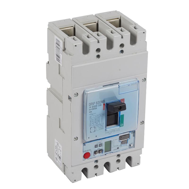 DPX3 630 с электронным расцепителем для защиты электродвигателей 36кA 3П 320A | 422608 | Legrand — Legrand