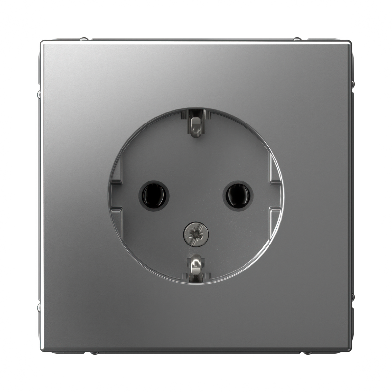 ArtGallery Сталь Розетка с заземлением, 16А, механизм | GAL000943 | SE — Systeme Electric