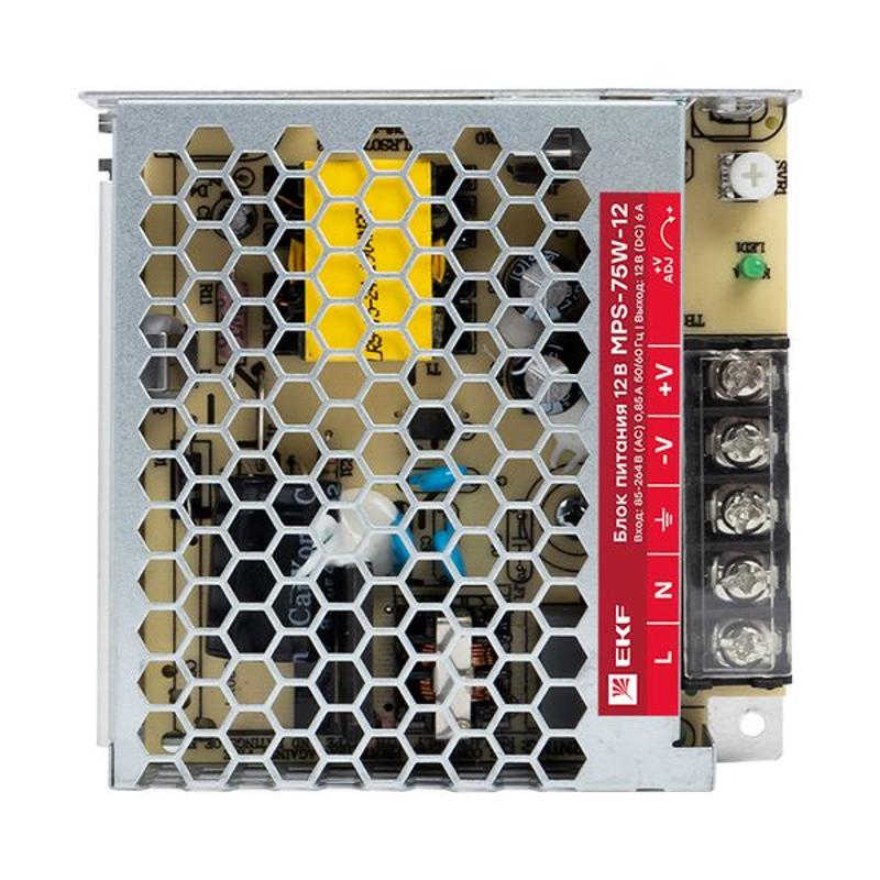 Блок питания 12В MPS-75W-12 Proxima | mps-75w-12 | EKF — миниатюра 7