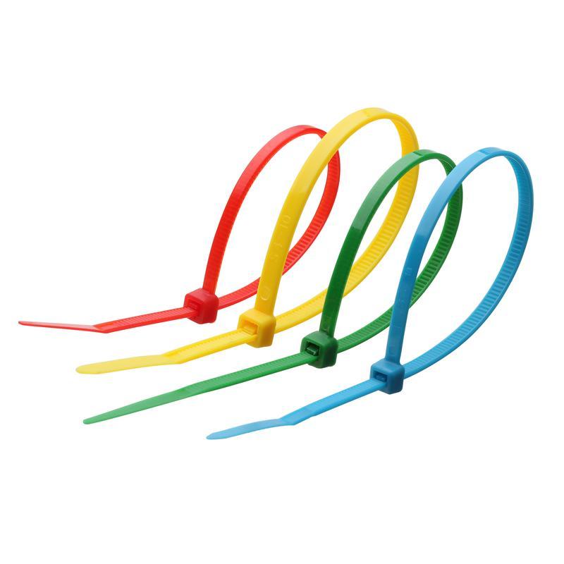Стяжка нейлоновая КСС 5*400 (красн) (100шт) | 90328 | Fortisflex — Fortisflex
