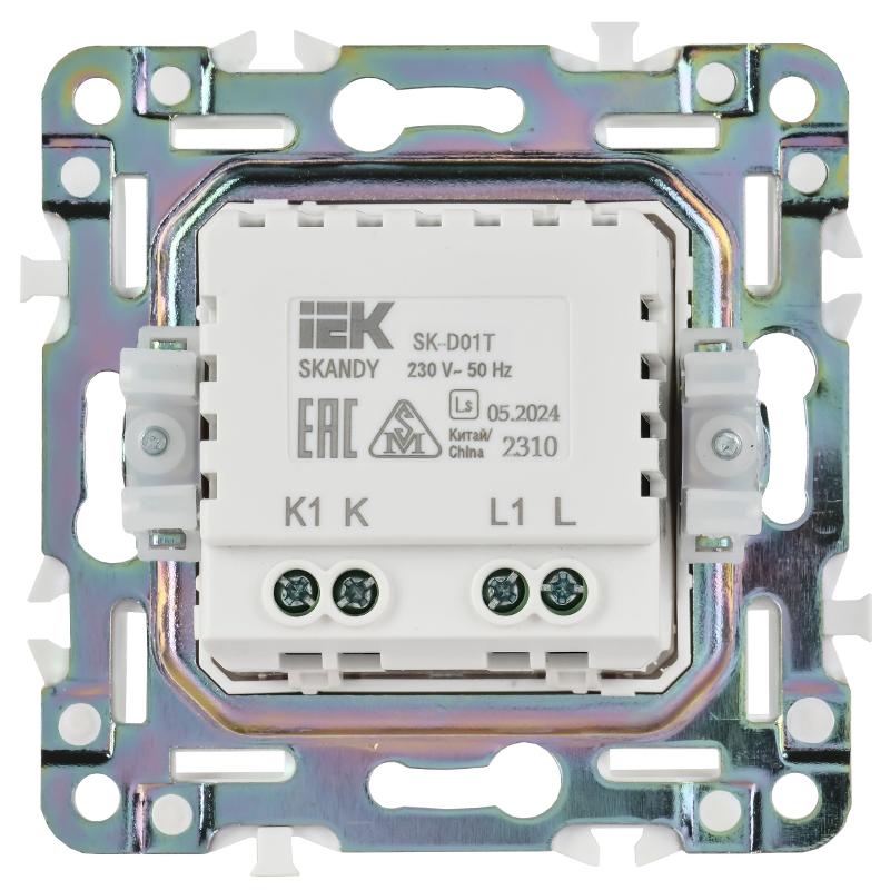 SKANDY Светорегулятор поворотный с индикацией 600Вт SK-D01T титан | SK-D41-0600-K48 | IEK — миниатюра 3