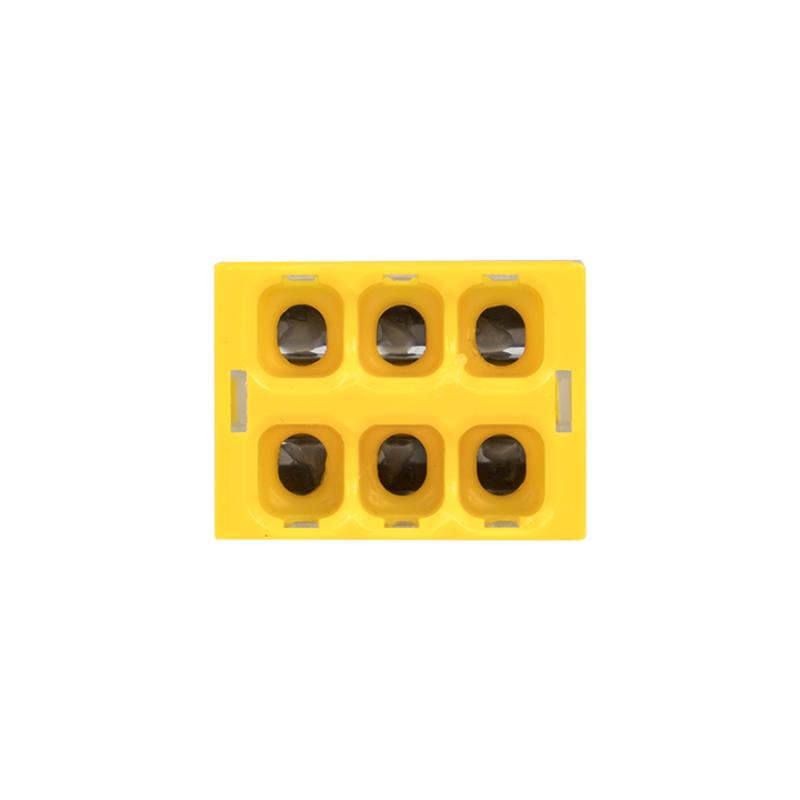 Клемма СМК 2273-246 (с пастой) 6 отверстий 0,5-2.5мм2 (4шт.) EKF PROxima | plc-smk-2273-246r | EKF — миниатюра 2