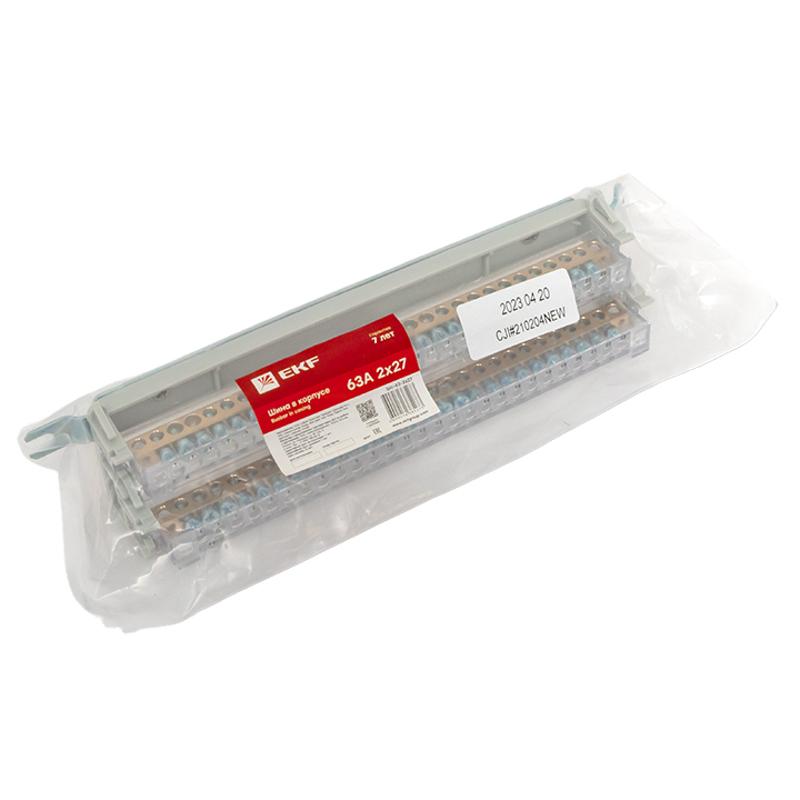 Шина в корпусе 63А (2x27)  PROxima |bic-63-2x27| EKF — миниатюра 8