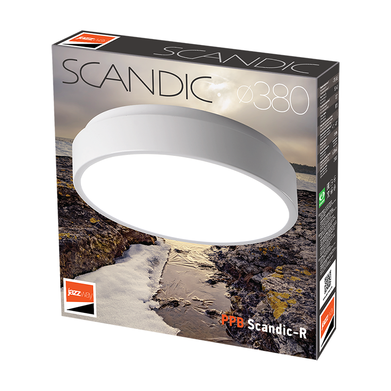 Светильник светодиодный бытовой PPB Sсandic-R 36w 4000K GR IP20 D380*50 | .5036888 | JAZZWAY — миниатюра 6